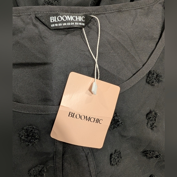 ❤️4/$60 BloomChic Elegant Black Floral Long Sleeve Dress ❤️4 for $60 ❤️ - Picture 5 of 6